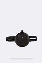 Load image into Gallery viewer, Ricky Pebble Leather Belt Bag - Black/Silver

