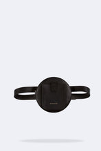 Load image into Gallery viewer, Ricky Pebble Leather Belt Bag - Black/Silver
