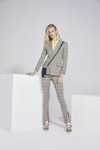 Load image into Gallery viewer, Hailey Side Slot Leather Crossbody Bandolier - Black/Gold
