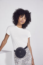 Load image into Gallery viewer, Ricky Pebble Leather Belt Bag - Black/Gold
