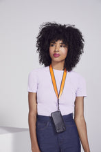 Load image into Gallery viewer, Ryder Wallet Lanyard - Orange/ Pewter

