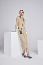 Load image into Gallery viewer, Donna Side Slot Crossbody Bandolier - Dark Olive/Silver
