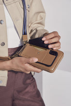Load image into Gallery viewer, Olivia Expanded Zip Pouch - Tan/Gold
