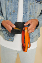 Load image into Gallery viewer, Ryder Wallet Lanyard - Orange/ Pewter
