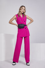 Load image into Gallery viewer, Kate Pebble Leather Belt Bag - Black/Silver
