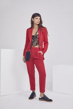 Load image into Gallery viewer, Classic Vegan Leather Zip Pouch - Black/Gold
