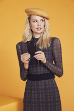 Load image into Gallery viewer, Angie Pebble Leather Bandolet Strap - Black/Gold
