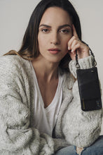 Load image into Gallery viewer, Sarah Bandolet Strap - Black/Pewter
