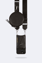 Load image into Gallery viewer, Bowie Adjustable Crossbody Strap - Black/Silver
