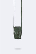 Load image into Gallery viewer, Mason AirPod Pouch - Green Croc/Pewter
