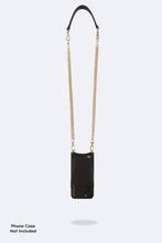 Load image into Gallery viewer, The Shay Bandolier Bag - Without Case (Black/Gold)
