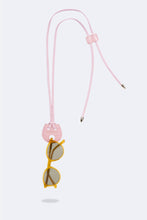 Load image into Gallery viewer, The Bolo Eyeglass Tie - Pink/Gold
