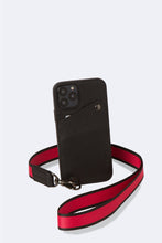 Load image into Gallery viewer, Ryder Wallet Lanyard - Black Red/Pewter
